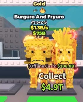 🍔 [SECRET] BURGURO AND FRYURO 🔥 1.3B/s 🍟 GOLD TIER ⚡ FAST DELIVERY ⚡ 🔒 100% SECURE 🔒