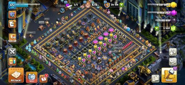 =[ 70% Off Shop ]= League set 💥 Holden Hog💥 TH17 Near Max 💥High Epic Equipment 💥3500 Gems 💥 Nc Available =[173]=