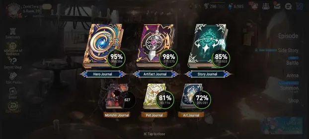 WHALE ENDGAME 63ML FULL COLLABS 95% HERO JOURNAL 98% ARTIFACT JOURNAL 315 HIGH SPEED HERO