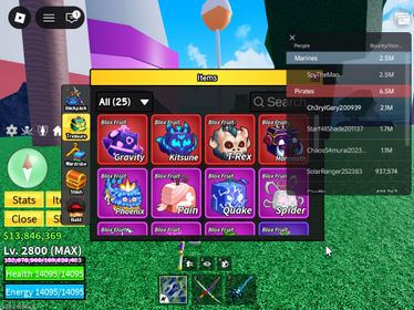 ID 579:Level 2800+God+CDK+SG Kitsune Mammoth T-rex Gravity Inven|Unverified Account|Auto Delivery|Blox Fruits