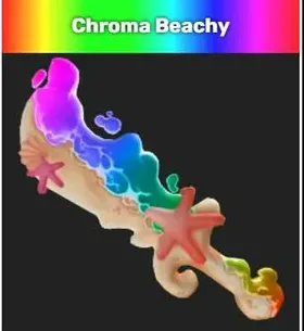 🌈CHROMA BEACHY KNIFE ✨|| NEW RAREST SWORD CHROMA TIER || MURDER MYSTERY 2