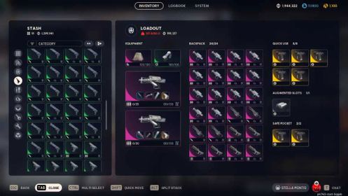 PC | Lv 75 | 4 PVP BEST 64/83 BP | Scrappy 5 | HIGH END 2M COINS 3M STASH 80 TIER IV GUNS