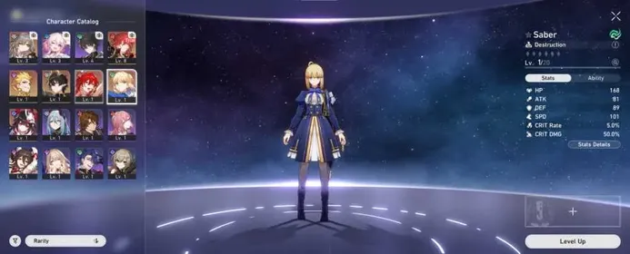 ASIA | TL 4 Female | Starter | Himeko_Nova + Saber + Gilgamesh + Sparkle + Danheng PT |Companion Spirit x2