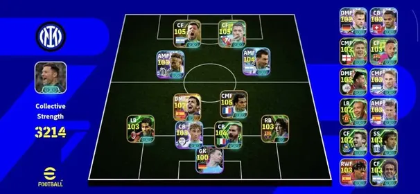 #7 Only Konami 💫 3214 CS 💫 Rodri 107 💫 Bonucci 106 💫 C. Karembu 105 💫 Suarez 105 💫 Aguero 105 💫 Full Access 💫 Android & iOS