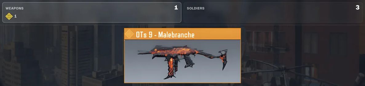 💎 OTs 9 - Malebranche | ⚡ 1 Legendary