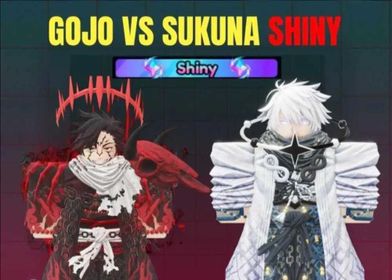 SELLING SHINY GVS GOJO VS SUKUNA SEE DESCRIPTION. ANIME VANGUARDS