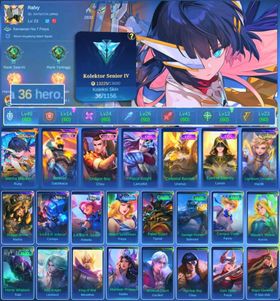 HERO 36 SKIN 36 | EMBLEM GOOD| ASPIRANT RUBY| LUCKBOX GATOTKACA| LUCKBOX CHOU | HERO GOOD| SKIN GOOD| INSTAN DELIVERY