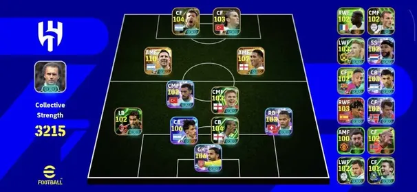 #4 Only Konami 💫 3215 CS 💫 Messi 110 💫 Bellingham 107 💫 L. Martinez 106 💫 D. Raya 106 💫 Full Access 💫 Android & iOS
