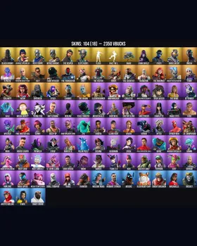[OG] 104 Skins Black Knight ⭐️ Sparkle Specialist ⭐️ Blue Squire ⭐️ Floss ⭐️ Royale Knight ⭐️ The Reaper ⭐️ Elite Agent ⭐️ Mako ⭐️ Take The L ⭐️ Eddie Brock ⭐️ Master Chief ⭐️ Stray ⭐️ Kor ⭐️ Torin ⭐️ Erisa ⭐️ Dark Skully ⭐️ Shady Doggo ⭐️ m234397550