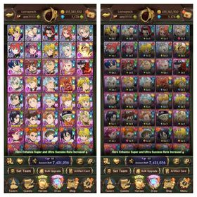 GLOBAL 3.170💎 | 7.4M CC | New Odin | All Collab Gachiakuta | Collab Fire Force | Collab Re:Zero | 9 LR + 14 BASIC UR