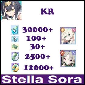 Korean|Snowish Laru+Seina|Stellanite Dust:30000+|Cerulean Ticket:100+|Sprout Ticket:30|Silver Disc:2500+|Gold Disc:12000+|Rainbow Disc Pack:1|Rainbow Disc Pack:1|begineer banner not used|Fast delivery DCL21