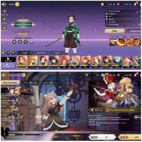 16-Global na/eu starter after tutor | 20 ssr full hero collab demon slayer + pet + 13k ruby + 494 standard ticket