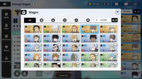 BCM9 – EU Starter Account | 5 SSR Mages, Gauche S2, Red Yami, Rill & Fuegoleon