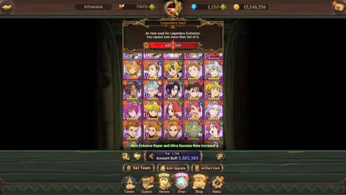 Asia|3,5M CC|1,1K Gems+100 LSeal|1 LR+10 UR+Collab TOG|Merlin5/6,Merlin&Escanor,Tristan,Mael2/6,EliMeli3/6,etc|CodeOnly(SDS3358)