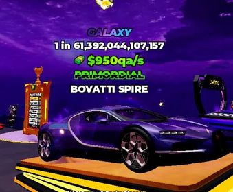 Dream Car Collection -- Galaxy Bovatti Spire 950Qa/s in Rebirth 14 Primordial Car -- Fast Delivery 🌙 Ysn