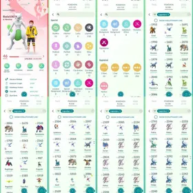 Level 46(Valor) | 110 Legendary | 14 Shiny | Shiny Mewtwo, Lugia & Dialga | Kyurem Special Background | 2x Hundo | Cheap Price N50