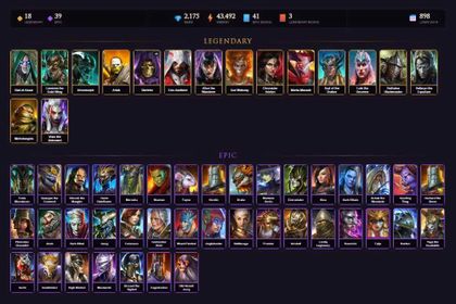 [STARTER]Mortu-Macaab+Bad-el-Kazar+Leminisi+Xenomorph+Artak+Skeletor+Ezio+Alice+Skeletor+Wukong+Adelyn+Dorothy Gale+Scyl+39Epics