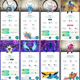 Premium Pokémon GO Account | Level 56 | 228 Legendaries, 238 Shinies, 19 Shiny & Legendaries | Black & White Kyurem , Crowned Sword Zacian & Crowned Shield Zamazenta , Dusk Mane Necrozma & Dawn Wings Necrozma | 2017 Og Account |