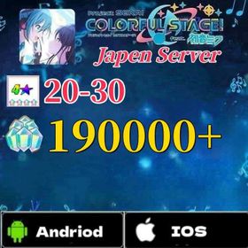 [Japen Server] 190000+Crystal]+Random 25-30 four-star|Beginner account - Completed tutorial only|Fast and safe delivery|Project Sekai