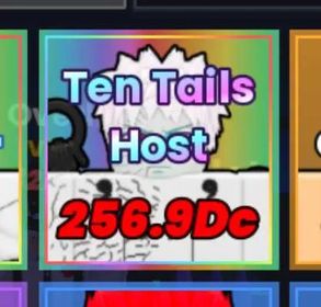 Lvl 110 Unreal Ten Tails Host/Obito (MUST UNLOCKED TRADING) - My Anime Mine