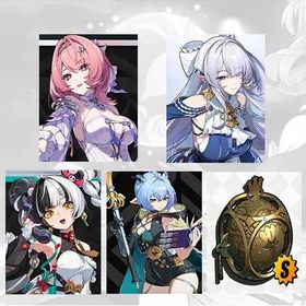 Asia|Female lv 5-12| Remielle Dan + Velina + Dialyn + Lucia + Lucia Weapon  + Random 4-star character|Fast delivery