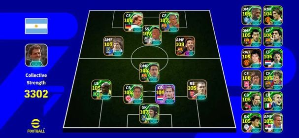Messi 108| Rummi 108| Eto 107| Pele 109| Zola 107| Best 109| Muller 108| Peter Cech 107| Saviola 105| Xavi 106| Busquets 105| Carlos 105| Toure 105 and more