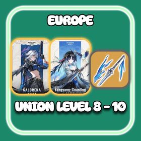 【Europe】Galbrena + YangYang Xuanling + Azure Oath | UL 8-10 | Login By Microsoft Email | Full Access