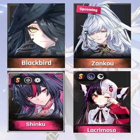 Asia lv 3-6| Blackbird + Zankou + Shinku + Lacrimosa | The selector has not been used， Fresh account，tutorial only，Fast delivery