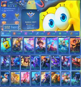 HERO 102 SKIN 127 | EMBLEM GOOD | COLECTOR NATALIA| EPIC GUSION | EPIC HERLEY| EPIC YSS | HERO GOOD| SKIN GOOD| INSTAN DELIVERY