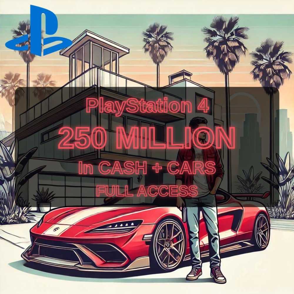 [PS4] 250 Million CASH + CARS + 1-30 RP Level (Total Assets of 20M ...