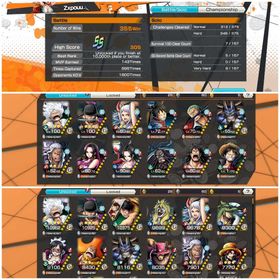 O125 ATK 68% [Android/iOS] 4 EX NIKA MAX, Zoro Ashura MAX, Yanato Lv80, Kaido Hybrid Lv65 | Alber, Killer Oni, Gild Tesoro