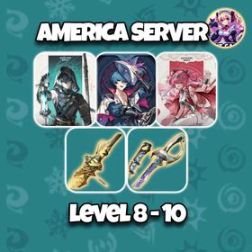 [America] Jingran + Sign Weapon + Brant + Sign Weapon + Lupa | Level 8-10 | Login by Microsoft Email | Starter Account