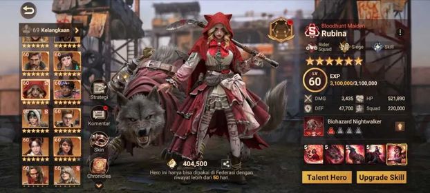 DLS4-68: 214M - Vip 12 - 35 Heroes awakend - 8 Heroes Awaken - 3T6 - 8 Skin