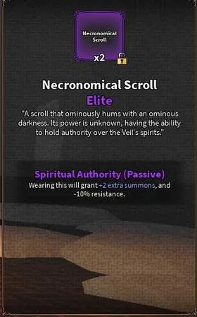✅The Veil - Necronomical Scroll Elite🔥