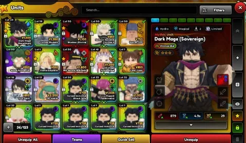 [ Anime Expedition ] 2 Secret Unit | Megumi Unbound  | Kenpachi 8th Sword Dragonic  | Dark Mage Max Ascension Primordial  | Cursed Student Forsaken | Puppet Dragonic | Frieren - Instant