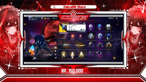 Akun Free Fire Vault 247 | Buriram | Classic Jazz | Foxlight | Bunny | Blue Wave | Angel | Kakashi | Tenxi | Sg Mamba
