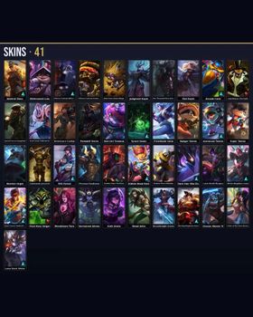 🌍 BR ⭐ Unranked 🎨 41 Skins 🏆 156 Champions 💙 16K BE 📈 Level 182 🔥 Judgment Kayle 🔥 Riot Kayle 🏅 Riot Girl Tristana 💎 2 Legendary 🔹 Gentleman Cho'Gath 🔹 Final Boss Veigar 🔹 Admiral Glasc 🔹 Bittersweet Lulu 🔹 Piltover Customs Blitzcrank m9593368381