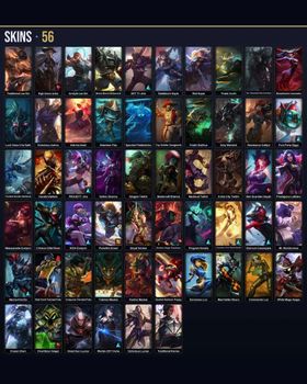 🌍 EUW ⭐ Unranked 🎨 56 Skins 🏆 141 Champions 💙 2K BE 📈 Level 130 🔥 Riot Kayle 🏅 2 Victorious 💎 1 Ultimate 💎 3 Legendary 🔹 Pulsefire Ezreal 🔹 High Noon Ashe 🔹 Star Guardian Xayah 🔹 Final Boss Veigar 🔹 Traditional Lee Sin 🔹 Acolyte Lee Sin m9747538570