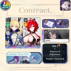 [Lv10] GLOBAL| Arabella + Sign Licinia (Partner Arabella) + Tiphera |SelectiveRescueUntouch |Starter account