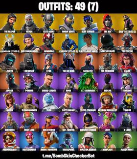 The Reaper, Elite Agent, Take the L, Havoc, Sub Commander, Blue Striker, Orange Justice, Blue Striker, Drift Stage 5 | 49 Skins [Full Access] Psn, Xbox, PC
