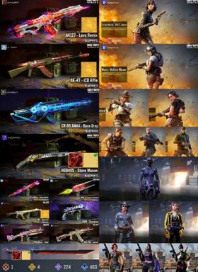 CoD Mobile | Indian 10cp | 1 Mythic | 4 Legend |  AK117 Lava Remix CR 56 AMAX  Bass Drop AK 47 ICB Rifle  Vivan Harris BAT Agent Florence Night Teror