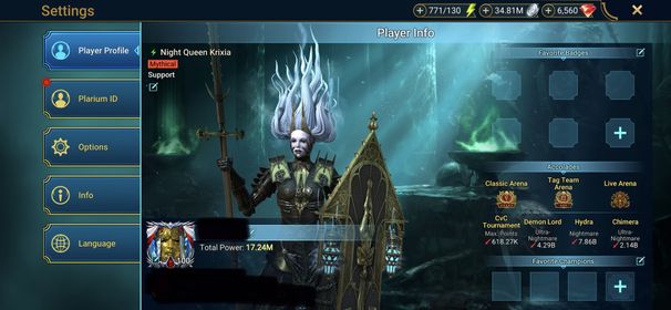 [8 Mythical Champions][17.24M] Lady Mikage,Androc 443,Komidus(5*),Krixia(5*),Calamitus,Anahia,Embrys,Karnage + 176 LEGENDARY (Marius(6*),Titus(5*)+Wixwell,Leonardo+Donnie+Mich,Onryo,Acrizia...) + 1k UNM + 1k NM HYDRA + PLAT AVATAR + Mythic relic x5