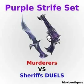 [ MVSD / Murderers Vs Sheriff DUELS ] Purple Strife set