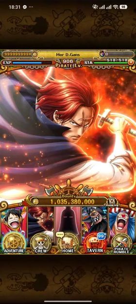 Level 900 | 1035M+ Bounty | Global Android or IOS