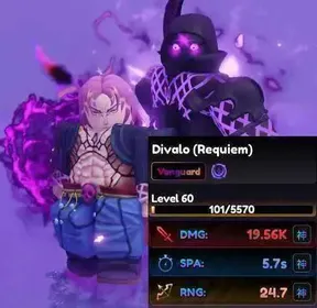 Divalo (Requiem) | Godly Attack Godly SPA Godly Range Godly Set Full - Vanguard Diavolo Requiem Evolved Not OG - Anime Vanguard AV