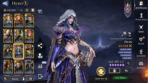 Global 600xx|Power 2.23M|5 Lord:Demi,Cyrus,Orim,Natasya,Rygar|24 Legend|AC Collab:Ezio Auditore A1,Evie Frye A2,Eivor| WOR107B