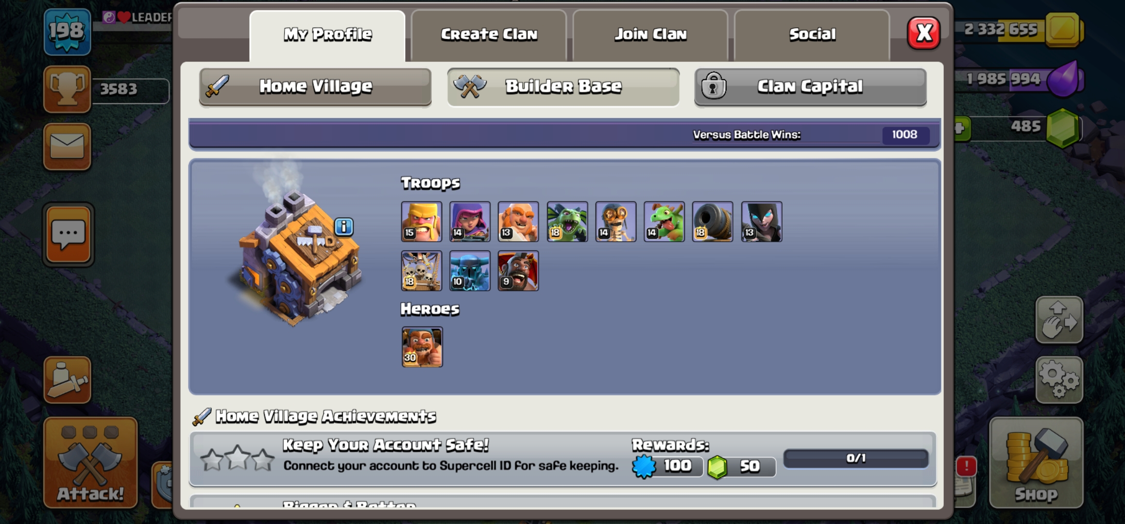 Top 2Seller TH14 Max Hero Max Pet Base Good Unlinked Will Link