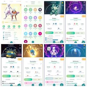 💯 Level 41 🔥Shiny Dialga 🐉 Shiny Celebi 🌟 Ultrabeast Guzzlord 🚀 Lucky Pokemon Gyarados ✍️ Name Changeable