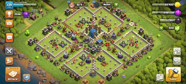 [ CHEAP ] TH12⭐139xp⭐Heros:45-56-21⭐3 Hero skin⭐Lots Of magic items⭐Everything Fine⭐Android + iOS
