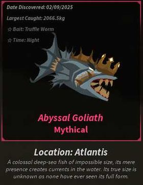 FISCH - Abyssal Goliath (MYTHICAL)